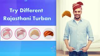 Wedding Safa (turban) on your head and feel proud being a Rajasthani with this app. screenshot 2