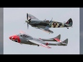 Spitfire Air Display, and DH 115 Vampire