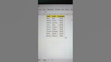 Compare And Filter Names In Excel 💯 | Excel Hindi Tutorials 🔥 #shorts #exceltricks #techno #bytetech