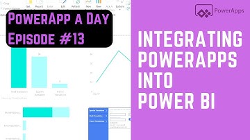 Integrating PowerApps into Power BI Reports
