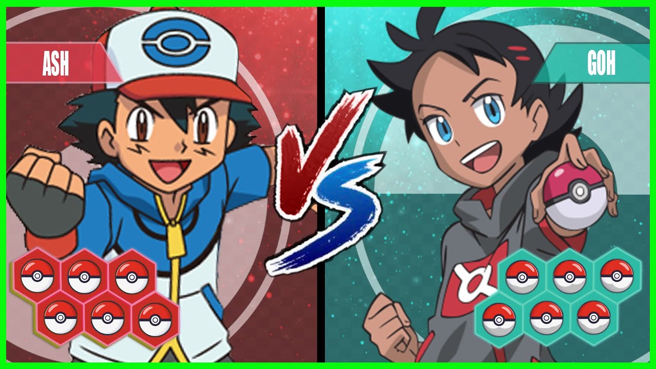 Unnova Ash Rival Pokemon Battle Pedia: Unova Ash Vs Goh - YouTube
