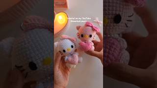 Hello Kittys Pet 🎀 Charmmy Kitty 🩷 Crochet tutorial