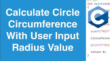Bereken de omtrek van een cirkel met de door de gebruiker ingevoerde straal | C-programmeervoorbeeld