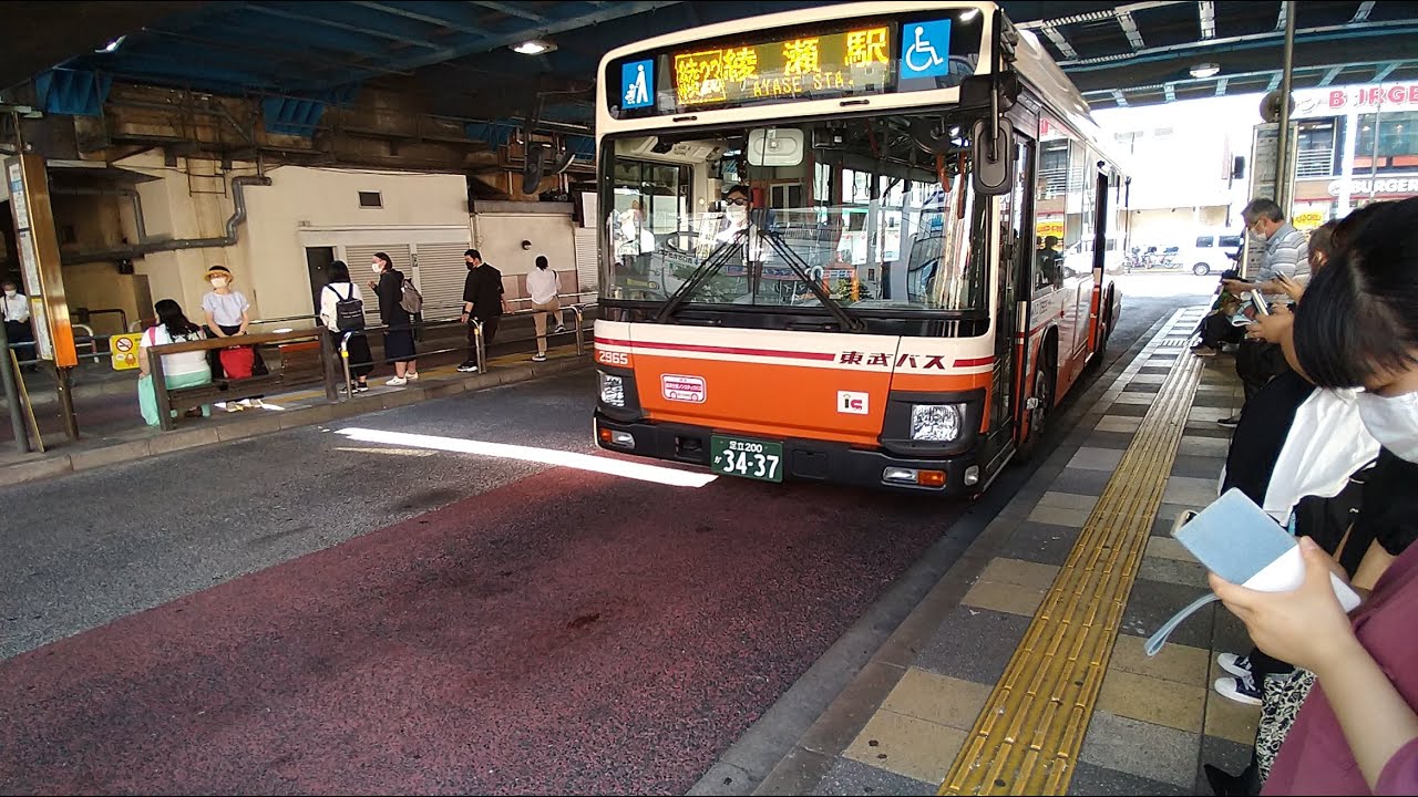 【東武バス】綾瀬駅～竹ノ塚駅【車窓】
