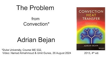 Adrian Bejan | The Problem, from Convection