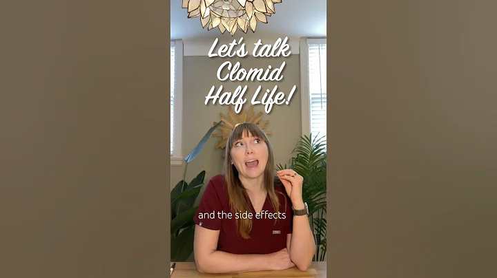 How long’s the half-life of Clomid!?! #clomid #ttc