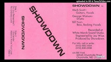 Showdown - No Ordinary Love