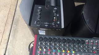 Connecting Bose L1 Compact Speakers to Mixer