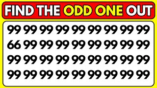 Find the Different Emoji – Numbers & Letters 😱 | Easy, Medium, Hard – Level 95 | Mindful Mosaic 2.0