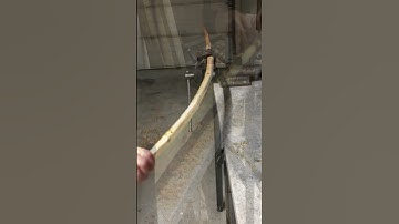 Making an English Longbow #bowmaking #bowyer