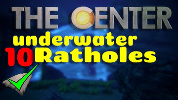 BEST UNDERWATER Ratholes the center | BEDS TESTED | OFFICIAL | ark ascended