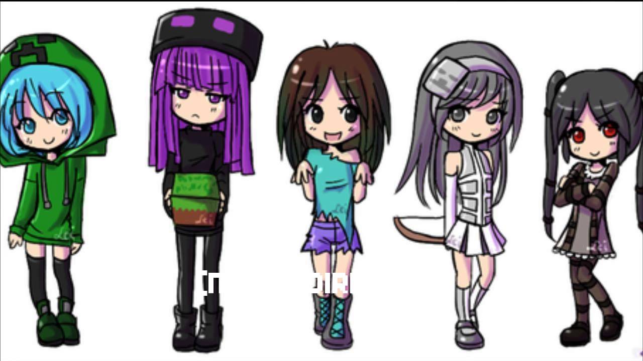 Как нарисовать девочку из майнкрафта