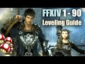 Ffxiv 1  90 leveling guide in 6 minutes  for alts and main jobsclasses