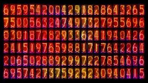 Blending Digital Numbers Animation Motion Background Stock Video Footage Free For Editing