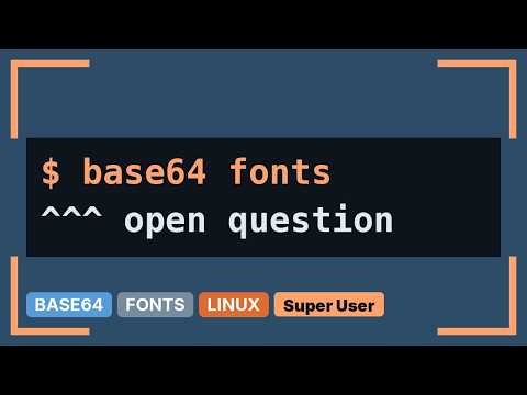Can I convert the font and SVG to base64 via offline OS X and Linux terminals?