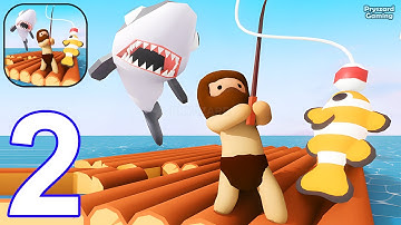 Raft Life - Build, Farm, Stack - Gameplay Walkthrough Part 2 Ocean Raft Survival (iOS, Android)