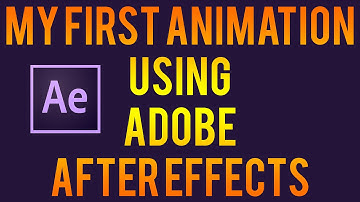 My First Animation Using After Effects - Adobe Videos Coming Soon!!!