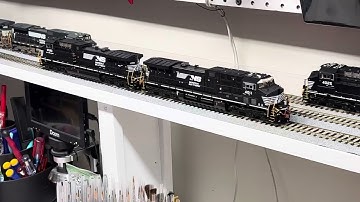 NEW HO Scale Norfolk Southern AC44C6M with the new ESU S0510 sound project