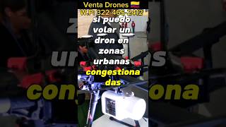 ¿Puedo volar un dron en una zona urbana congestionada?