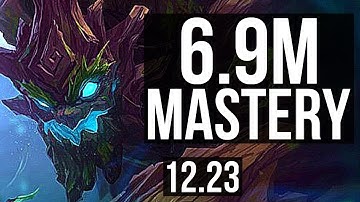 MAOKAI vs GAREN (TOP) | 6.9M mastery, 3/1/7, 1000+ games | EUW Master | 12.23