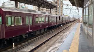 阪急京都線 7300系7402+7322 普通高槻市HK72(回送)
