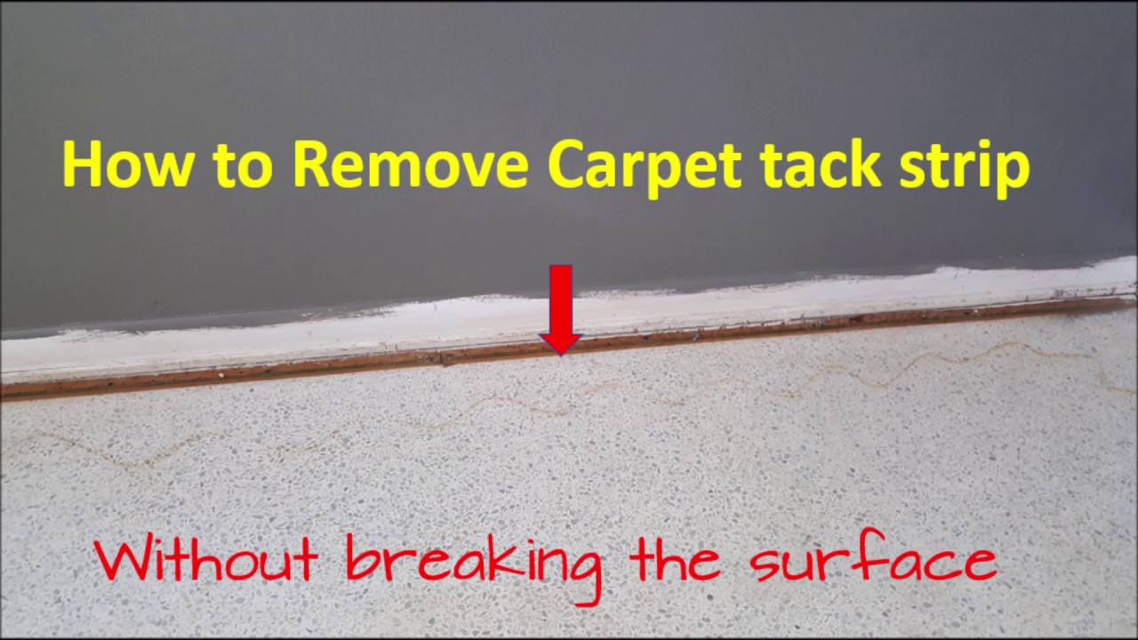 How To Remove Carpet Tack Strips Without Damaging The Surface You