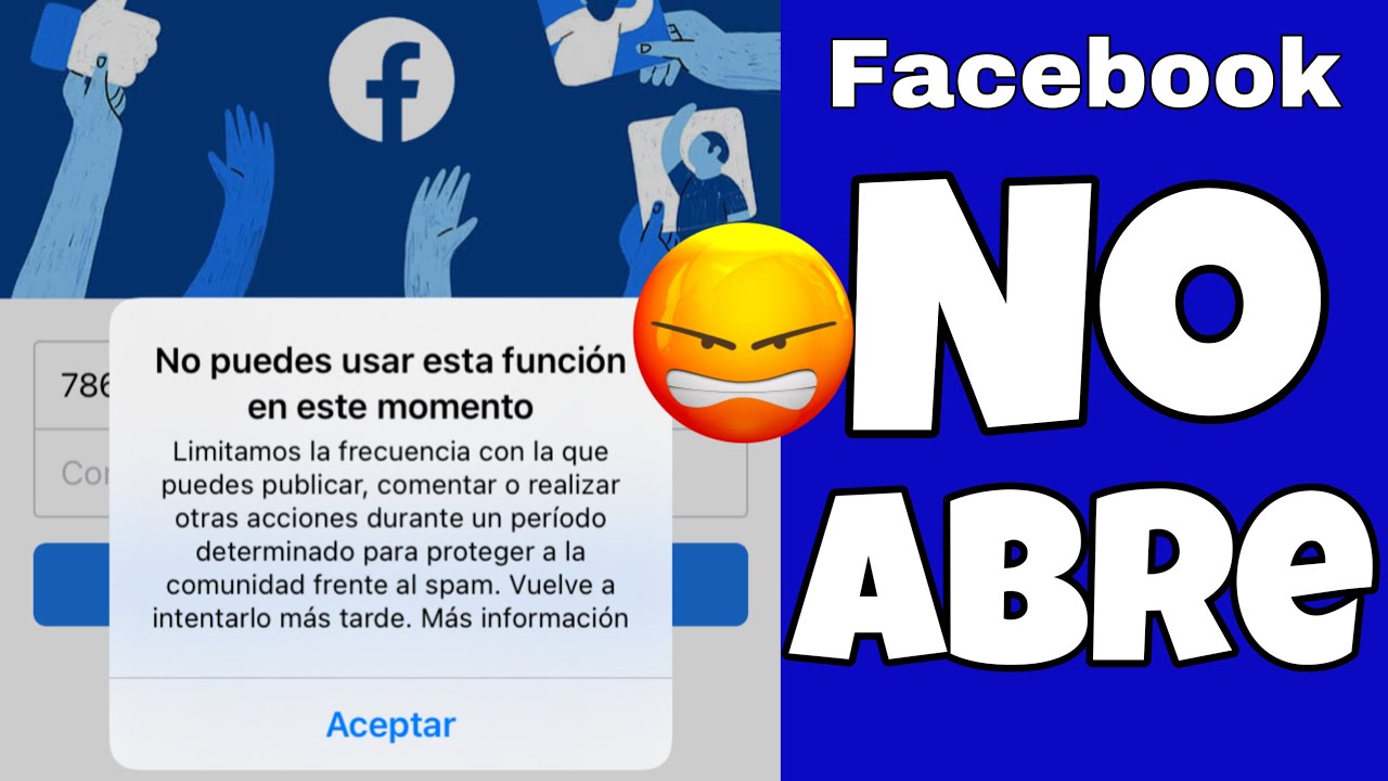 FACEBOOK NO ME DEJA INICIAR SESION No puedes usar esta función en este momento SOLUCION FACEBOOK NO ME DEJA INICIAR SESION No puedes usar esta función en este momento SOLUCION