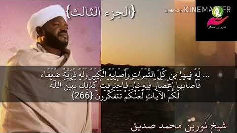 شيخ نورين محمد صديق تلاوة الجزء الثالث ٢٠٢٠