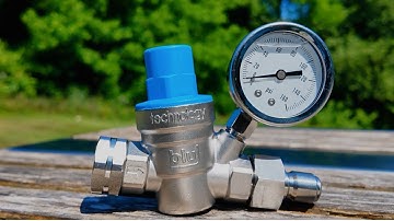 GoBluTech Stainless Steel RV Pressure Regulator