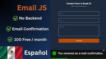 Enviar correos con React y EmailJS (con mensaje de confirmación)
