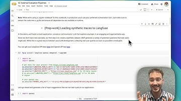Evaluating LLM Applications with External Evaluation Pipelines in Langfuse