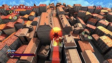 Sonic Generations Shadow mod plus project unleashed Rooftop run