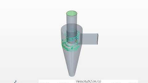 CFD analysis of a water steam cyclone separator