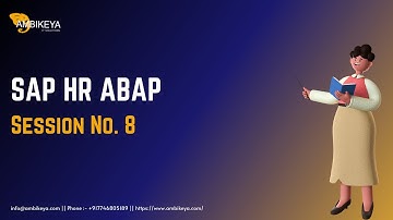 SAP HR ABAP-sessie nr. 8 || Submodule || SAP HR ABAP-training || Ambikeya