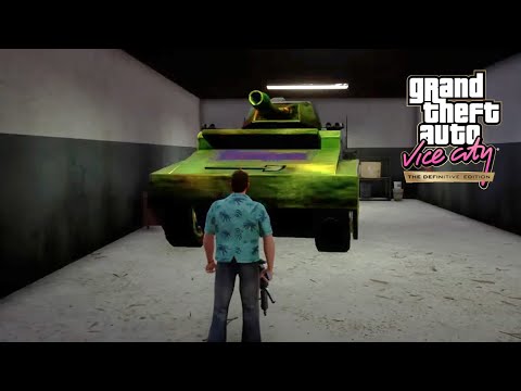 Видео: GTA Vice City (The Definitive Edition) - Как получить танк (Rhino)