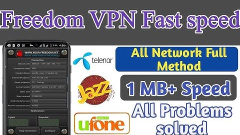 how toget your freedomVPN ufone fast speed setting and cfg file 2021 new setting ufone unlimitedfree
