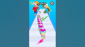 INSANE!! Ice Cream Stack Run 19 #games #funnygame