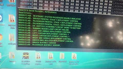 Range Rover sports airbag crash data remove