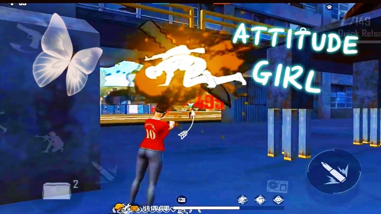 Free fire girl attitude status 🔥🔥 free fire New whatsapp status