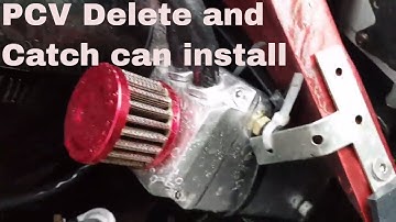300zx PCV Delete and catch can Install