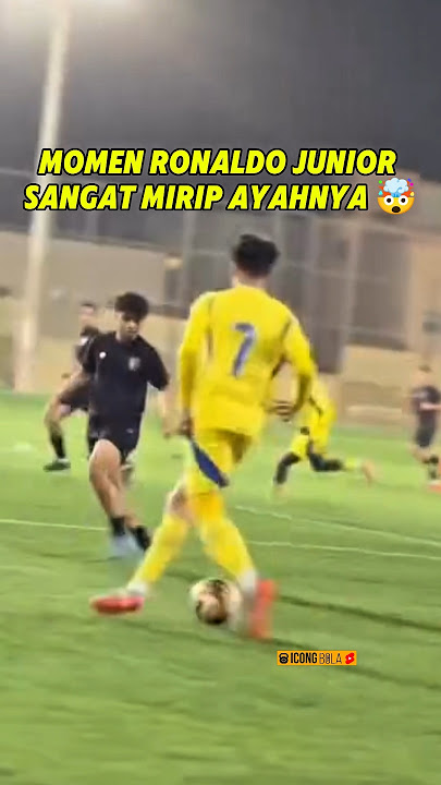 MOMEN RONALDO JUNIOR SANGAT MIRIP AYAHNYA 🤯 #shorts
