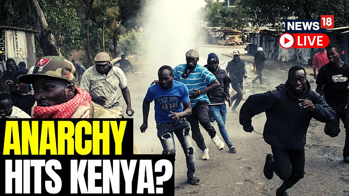 Anti Government Protests In Kenya Dispersed With Teargas | Kenya Protest 2023 LIVE News | News18