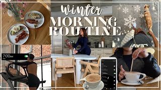 WINTER MORNING ROUTINE ☕️ cozy &amp; productive, how to stay productive in the colder season