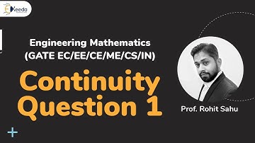 Calculus Continuity Continuity Question-1 Simplified | GATE | COMPUTER SCIENCE ENGINEERING