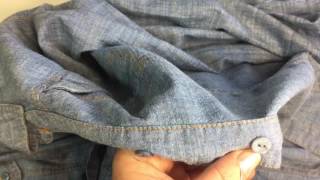 Ремонт одежды. Как правильно пришить пуговицу на рубашке или блузке.