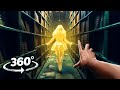 360° Scary Ghost in Abandondoned School Library VR 360 Horror Video 4K Ultra HD