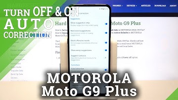 Text Correction Option - Allow Auto-Correction on MOTOROLA Moto G9 Plus