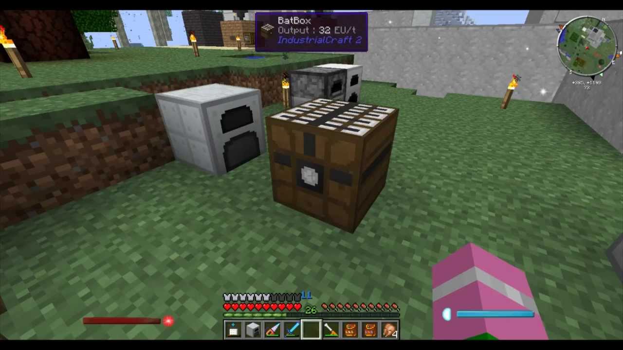 Batbox Re Battery Industrialcraft 2 Experimental Minecraft Minute Youtube