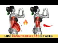 The best exercises for hanging belly fat  30min workout to lose 3 inches off waist in 1 week