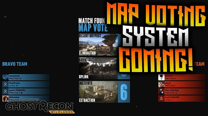 Ghost Recon Wildlands - Map Voting System Coming!